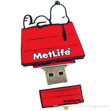 Cartoon USB Flash Drive, Customized PVC USB Stick, Good Gift and for Promotion